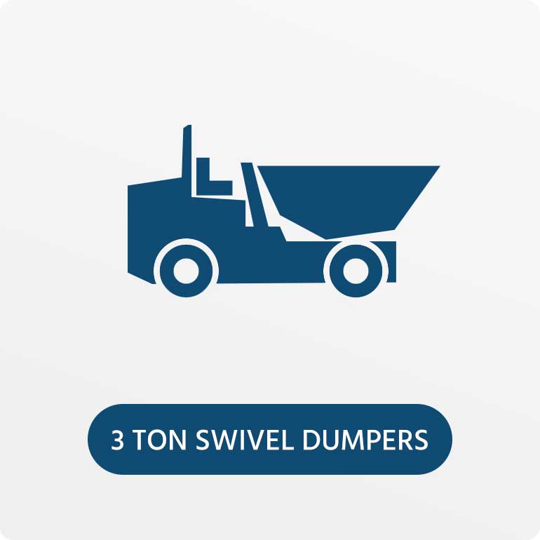 3 Ton Swivel Skip Dumpers