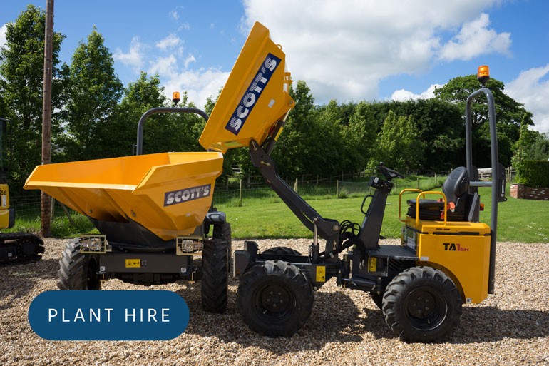 View our comprehensive range of plant hire equipment